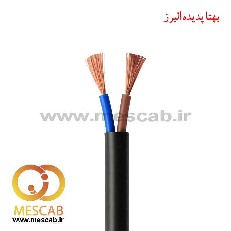 کابل برق افشان سی سی ای 2 در 1 حلقه 100 متر