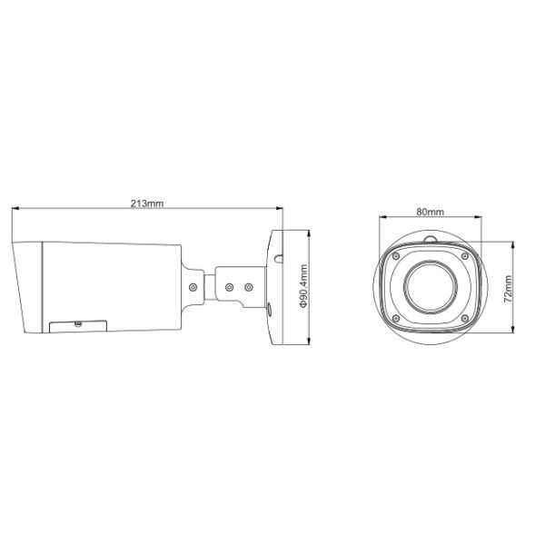 دوربین مداربسته آنالوگ داهوا مدل HAC-HFW1220RP-Z-IRE6