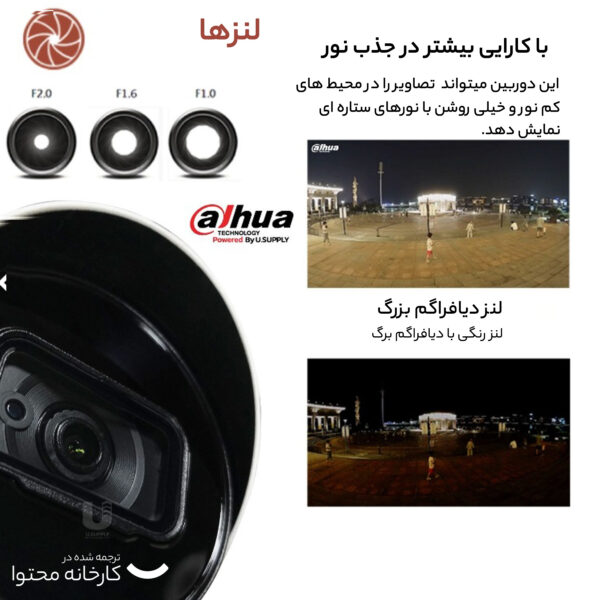 دوربین مداربسته آنالوگ داهوا مدل HFW 1500TP-A